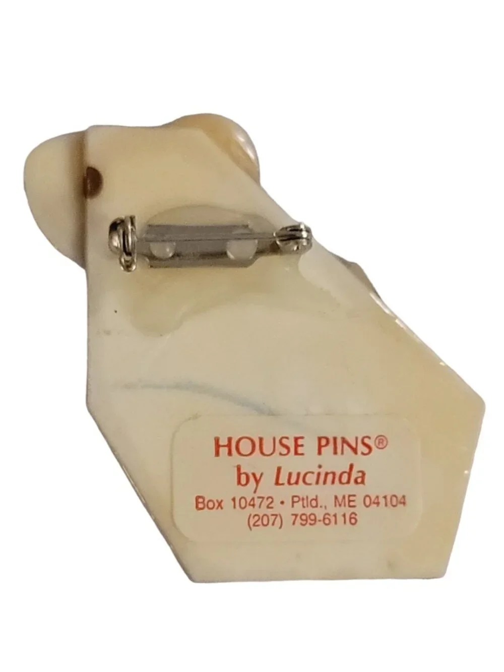 Lucinda Blue Green House Pin K513